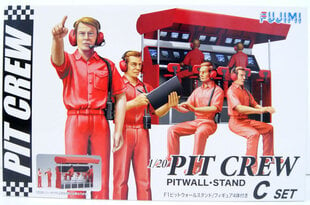 Liimitav mudel Fujimi GT-25 F-1 PITWALL STAND 1/20, 116587 hind ja info | Liimitavad mudelid | kaup24.ee