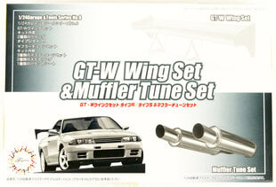 Liimitav mudel Fujimi GT-8 GT-W Wing Set and Muffler Tune Set 1/24, 116631 hind ja info | Liimitavad mudelid | kaup24.ee