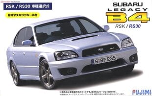 Сборная модель для склеивания Fujimi ID-156 Subaru Legacy B4 RSK / RS30 w/Window Frame Masking Seal 1/24, 39329 цена и информация | Склеиваемые модели | kaup24.ee