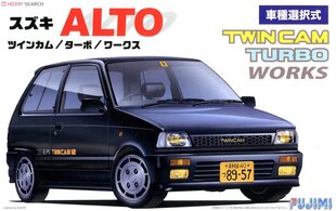 Сборная модель для склеивания Fujimi ID-56 Suzuki Alto Twincam/Turbo/Altoworks 1/24, 46303 цена и информация | Склеиваемые модели | kaup24.ee