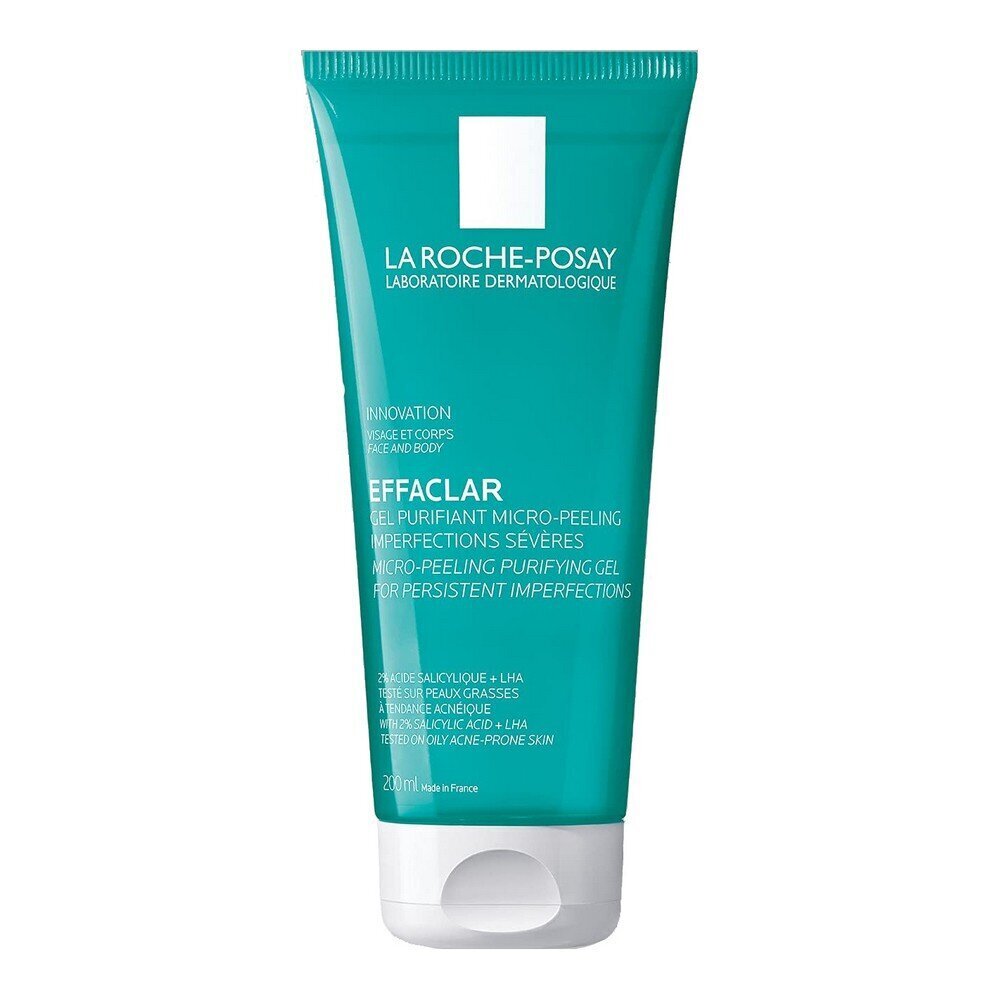 Näopuhastusgeel La Roche-Posay Effaclar Micro-Peeling Purifying Gel, 200 ml hind ja info | Näopuhastusvahendid | kaup24.ee