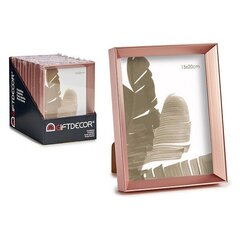 Pildiraam photo frame 15 x 20 cm, wood, pink/brown hind ja info | Pildiraamid | kaup24.ee