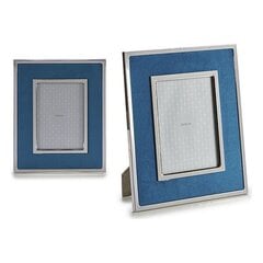 Pildiraam photo frame 18 x 13 cm, suede/aluminium, navy blue hind ja info | Pildiraamid | kaup24.ee