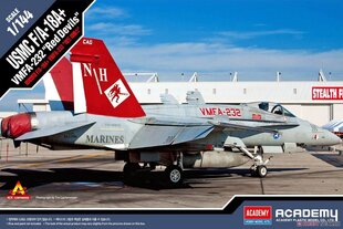 Liimitav mudel Academy 12627 USMC F-18A VMFA-232 Red Devils 1/144 hind ja info | Liimitavad mudelid | kaup24.ee