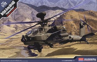 Модель для склеивания Academy 12537 British Army AH-64 Afghanistan 1/72 цена и информация | Склеиваемые модели | kaup24.ee