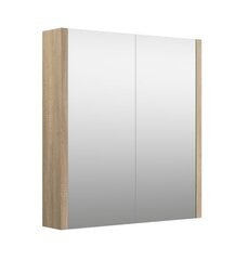 Навесной шкафчик для ванной Serena 60 см, коричневый цена и информация | Шкафчики для ванной | kaup24.ee