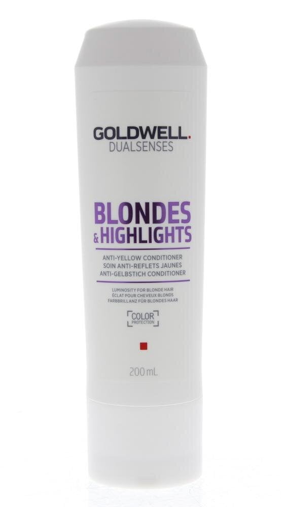 Goldwell Dualsenses Blondes&HighLights palsam 200ml hind ja info | Juuksepalsamid | kaup24.ee