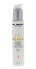 Taastav juukseseerum kahjustatud ja kuivadele juustele 6 efektiga Goldwell Dualsenses Rich Repair 100 ml цена и информация | Маски, масла, сыворотки | kaup24.ee