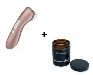 Vibraator Pro 2 - Next Generation Satisfyer + Cinnamon&amber küünal hind ja info | Sekslelud, masturbaatorid | kaup24.ee