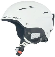 Suusakiiver Alpina Winter Helmet Biom, White, 58-62 hind ja info | Suusakiivrid | kaup24.ee