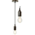 Rippuv laelamp must Chrome App341-1CP