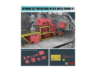 Rye Field Model - M1240A1 M-ATV upgrade set 3D Printed Radio Set, 1/35, RM-2012 hind ja info | Kunstitarbed, voolimise tarvikud | kaup24.ee