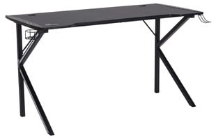 Игровой компьютерный стол Ninja, черный цвет цена и информация | Компьютерные, письменные столы | kaup24.ee