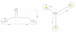 Must laelamp 3 app569-3c цена и информация | Люстры | kaup24.ee