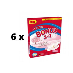 Pesupulber Bonux Color Pure Magnolia, 4 pesu/300g. x 6 tk. pakett hind ja info | Pesuvahendid | kaup24.ee