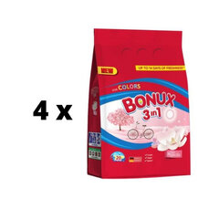 Pesupulber Bonux Color, Pure Magnolia, 1,5 kg./20 tk. x 4 tk. pakett hind ja info | Pesuvahendid | kaup24.ee