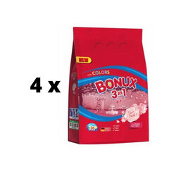 Pesupulber Bonux Color, Radiant Rose, 1,5 kg./20 tk. x 4 tk. pakett hind ja info | Pesuvahendid | kaup24.ee