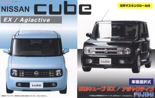 Liimitav mudel Fujimi ID-66 Nissan Cube EX/Adjuctive w/Window Frame Masking Seal 1/24, 39374 hind ja info | Liimitavad mudelid | kaup24.ee