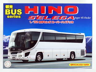 Сборная модель для склеивания Fujimi BUS-1 Hino S`elega Super Hi Decker 1/32, 11103 цена и информация | Склеиваемые модели | kaup24.ee