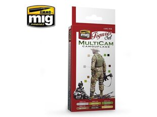 Набор акриловых красок Ammo Mig Multicam Camouflage, 7028 цена и информация | Принадлежности для рисования, лепки | kaup24.ee