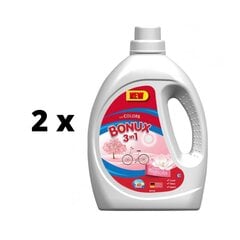 Vedel pesuvahend Bonux Color, Pure Magnolia, 2,2l/40 pesu x 2 tk. pakett цена и информация | Средства для стирки | kaup24.ee