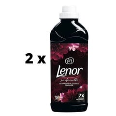 Кондиционер для белья Lenor Diamond & Lotus Flower, 750 мл x 2 шт. упаковка цена и информация | Средства для стирки | kaup24.ee