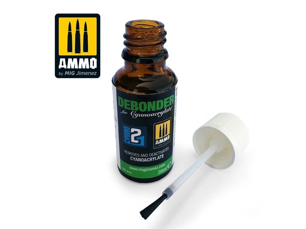 AMMO MIG - DEBONDER FOR CYANOACRYLATE AMIG8036 hind ja info | Kunstitarbed, voolimise tarvikud | kaup24.ee