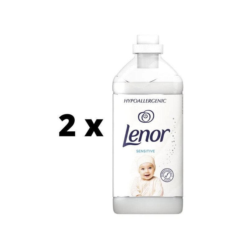 Kangapehmendaja Lenor Sensitive, 1800ml x 2 tk. pakett цена и информация | Pesuvahendid | kaup24.ee