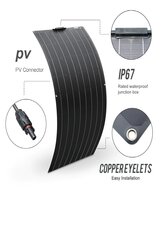 Päikesepatarei komplekt Paindlik moodul 12V 150W Koos kontrolleriga. hind ja info | Akupangad | kaup24.ee