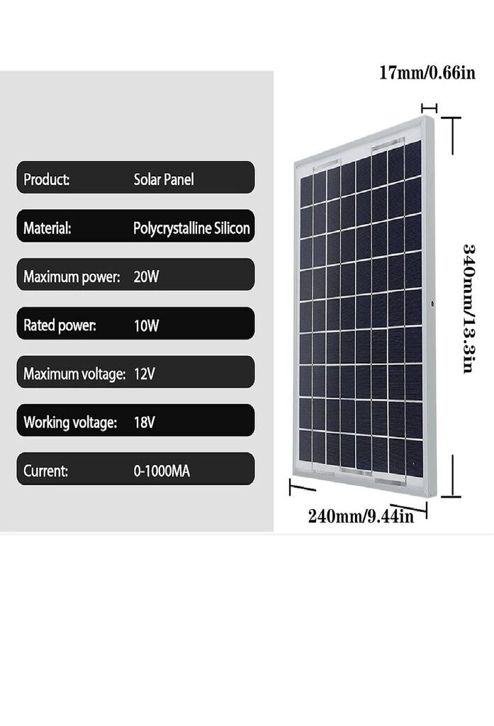 Päikesepaneelide süsteem 50/60A laadimiskontroller koos inverteriga цена и информация | Akupangad | kaup24.ee