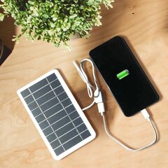 A-klassi polüsilicon 5V 400mA päikesepatarei, 2W USB väljund цена и информация | Зарядные устройства Power bank | kaup24.ee