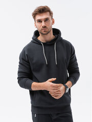 Meeste pullover-hoodie Ombre B1313, must hind ja info | Meeste pusad | kaup24.ee