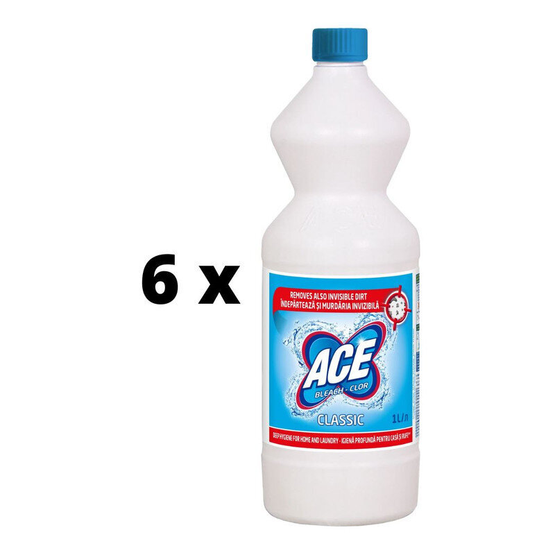 Kangavalgendaja Ace Regular, 1 l x 6 tk. pakett hind ja info | Pesuvahendid | kaup24.ee