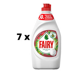 Nõudepesuvahend Fairy Pomegranate & Red Orange, 450 ml x 7 tk. pakett hind ja info | Nõudepesuvahendid | kaup24.ee