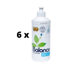 Nõudepesuvahend Balance, neutraalne, 500 ml x 6 tk. pakett hind ja info | BALANCE Kodutarbed | kaup24.ee