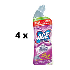 WC puhastusvahend Ace Gel Pro Hypo, 700 ml x 4 tk. pakett hind ja info | ACE Kodutarbed | kaup24.ee