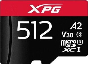 Карта памяти ADATA, AUSDX512GUI3XPGA2-R цена и информация | Карты памяти для телефонов | kaup24.ee