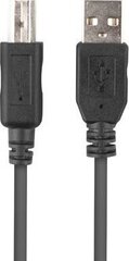 USB-kaabel Lanberg CA-USBA-15CU-0010-BK, USB, 1 m hind ja info | Mobiiltelefonide kaablid | kaup24.ee