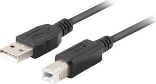 USB-kaabel Lanberg CA-USBA-15CU-0010-BK, USB, 1 m hind ja info | Mobiiltelefonide kaablid | kaup24.ee