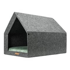 Rexproduct lemmiklooma pesa Kennel, S, hall/roheline цена и информация | Лежаки, домики | kaup24.ee