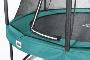 Батут Salta Comfort Edition, 213см, черный/зеленый цена и информация | Спортивные батуты | kaup24.ee