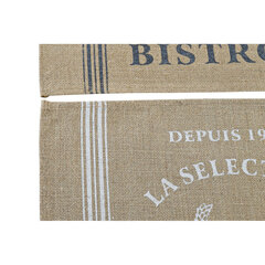 Lauamatt DKD Home Decor Bistrot, Valge, Hall, Džuut (45 x 30 x 30 cm) hind ja info | Laudlinad, lauamatid, servjetid | kaup24.ee