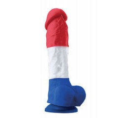 COLOURS PLEASURES TRICOLOR 8&amp;quot; DILDO цена и информация | Фаллоимитаторы | kaup24.ee