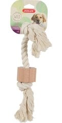 ZOLUX WILD A rope toy, 2 knots, with a wooden disc цена и информация | Игрушки для собак | kaup24.ee