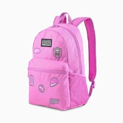 Seljakott Puma Patch Backpack, 22 l, mauve pop цена и информация | Рюкзаки и сумки | kaup24.ee