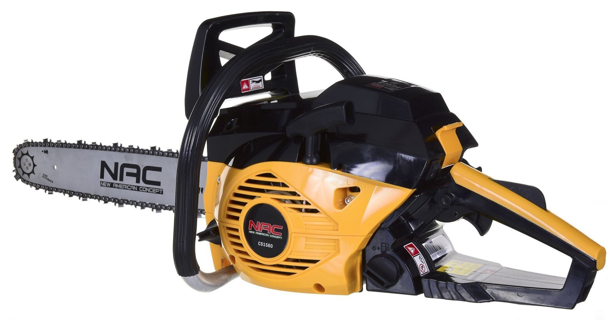 NAC CS1560 52cc Petrol-driven chainsaw 45 cm Yellow цена и информация | Kettsaed, mootorsaed | kaup24.ee