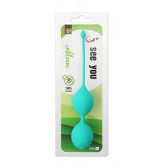 Зеленые вагинальные шарики see you in bloom duo balls 36mm цена и информация | Вагинальные шарики | kaup24.ee