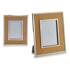 Pildiraam photo frame 18 x 13 cm, suede/aluminium ochre цена и информация | Рамки, фотоальбомы | kaup24.ee