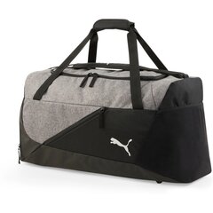 Спортивная сумка Puma teamFINAL Teambag M, 46 л, Black-medium gray heather цена и информация | Рюкзаки и сумки | kaup24.ee