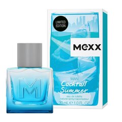 Tualettvesi Mexx Cocktail Summer EDT meestele 30 ml цена и информация | Мужские духи | kaup24.ee